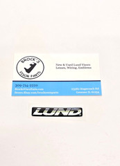 Lund Solar / Lunar Sun Moon Visor Emblem Decal Sticker 3D Chrome Bugshield