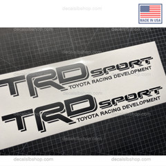 TRD 4X4 Sport decal vinyl bedside Fits Tundra Tacoma Toyata Truck Sticker Pair