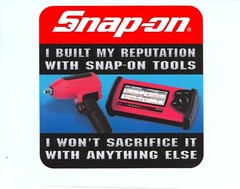 “NEW” Vintage Snap-on Tools Tool Box Sticker Decal Man Cave Garage REPUTATION#33