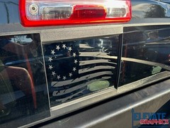 For 2005-2023 Toyota Tacoma Rear Window Flag Stickers 3M Decals Vinyl Graphics