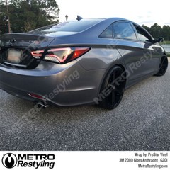 3M 2080 Gloss Anthracite Vinyl Vehicle Car Wrap Decal Film Sheet Roll | G201
