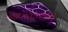 ESSMO PET Marble Forged Gloss Carbon Fiber Royal Purple Vehicle Vinyl Wrap Decal