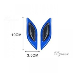 6pcs Reflective Car Door Bumper Hood Fender Safety Warning Tape Body Stickers