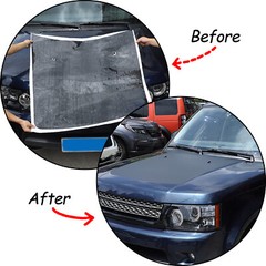 Black PVC Front Hood Vinyls Decal Fits Land Rover Range Rover Sport 2005-2013