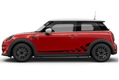 Car Hood Stripe Side Door Decal Sticker For Mini Cooper R50 R52 R53 R56 R57 F56