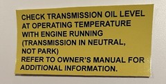 Jeep Grand Wagoneer Under Hood Factory 9 Decal Kit 85-91