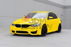 4″x8″ Sample PPF Lemon Yellow Gloss Vinyl Paint Protection Film Scratch Car Wrap