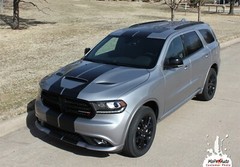 Decal Rally Stripes Kit for DODGE DURANGO SRT 392 Dual Sticker Redline Skirt Lip
