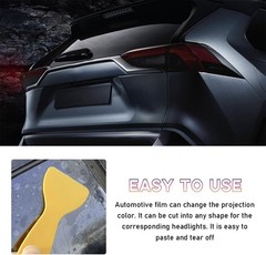 Car Headlight Vinyl Film Sticker Sheet Roll, 12″×48″ Self-Adhesive Sticker for T