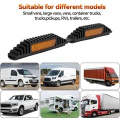 Car Door Guards Set Reflectors Protectors Prevent Scratches Protect Edges Van,