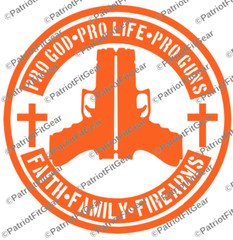Pro God Pro Life Pro Guns,Gun Rights,10″x10,Molon Labe,We The People,Vinyl Decal