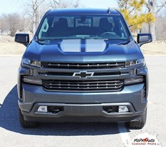 2019-2024 Chevy Silverado Hood Stripes BOW RALLY Racing Decals Vinyl Graphic Kit