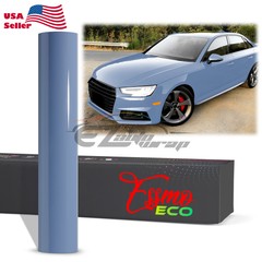 4″x8″ Sample Paint Protection Film Gloss Porcelain Blue Invisible Scratch Shield