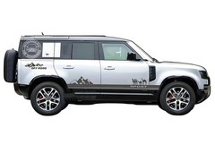 Graphics Camel Mountain Sticker For Land Rover Defender Side Door Off Road Decal