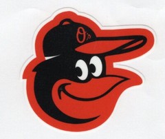 Baltimore Orioles Car Truck Laptop Decal Window Various sizes Free Tracking