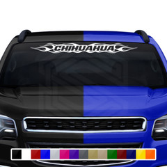 #100 CHIHUAHUA Mexico CHH Decal Sticker Windshield Window Vinyl Graphic Troca