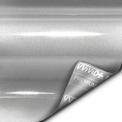 Ultra Gloss Silver Metallic Vinyl Car Wrap Premium 3ft x 5ft,
