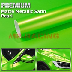 Matte Metallic Satin Pearl Car Vinyl Wrap Sticker Decal Sheet Film Air Release