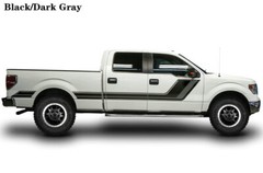 2 PCS Graphic Stripe Car Door Sticker For Ford F-150 CREW CAB 6.5 BED Side Decal