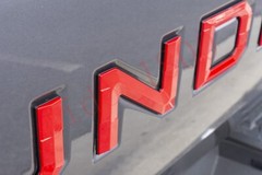 Red BLACK letters compatible with TOYOTA TUNDRA 2022 23 logo Front and Rear