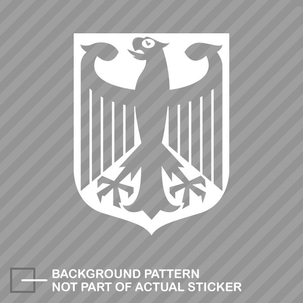 German Eagle Sticker Decal Vinyl Deutschland Germany