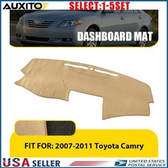Fit 2007-11 Toyota Camry Beige Dashboard Cover Mat Dash Pad Perfect Fit LHD 1-5X