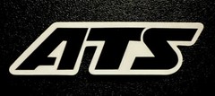 ATS Sticker *Glossy*Finish. Approx Size: 3.25”X 1”inch Black Letters. Self Adhe