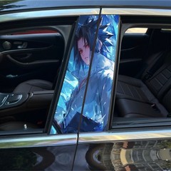2PCS Car middle column sticker Nezha2 ONE PIECE window B pillar protective film