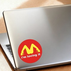 Vinyl Stickers Waterproof Sunproof Self-Adhesive for Laptop Car Glass Luggage