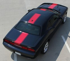 Graphic Racing Stripe For Dodge Challenger 2011-2014 Hood Roof Rear Car Stickers