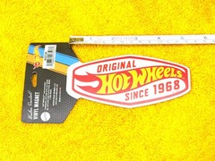 MATTEL ORIGINAL HOT WHEELS SINCE 1968 VINYL MAGNET WEATHER RESISTANT 90227206