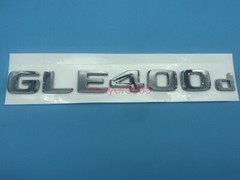 Chrome ” GLE400d ” Number Letters Rear Trunk Badge Emblem for Mercedes Benz GLE