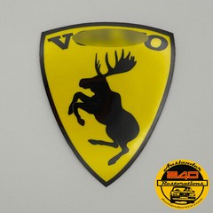 NEW Prancing Moose VOLVO Traditional Vinyl Decal – CUSTOM COLOR, SIZE & BACKING!