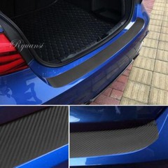 Carbon Fiber Bumper Rear Car Trunk Protector Trim Corner Sticker Car Accessories
