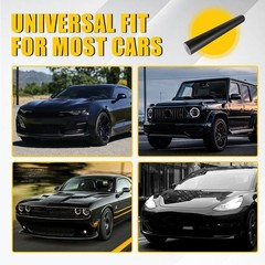 12*60inch Matte Black Windshield Visor Sun Vinyl Blank Banner Cover Sticker USA