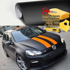 84″ x 60″ Matte Flat Black Vinyl Film Wrap Sticker Decal Bubble Free Air Release