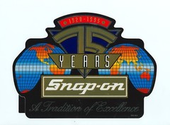 “NEW” Vintage Snap-on Tools Tool Box Sticker Decal Man Cave Garage 75th SSX1873