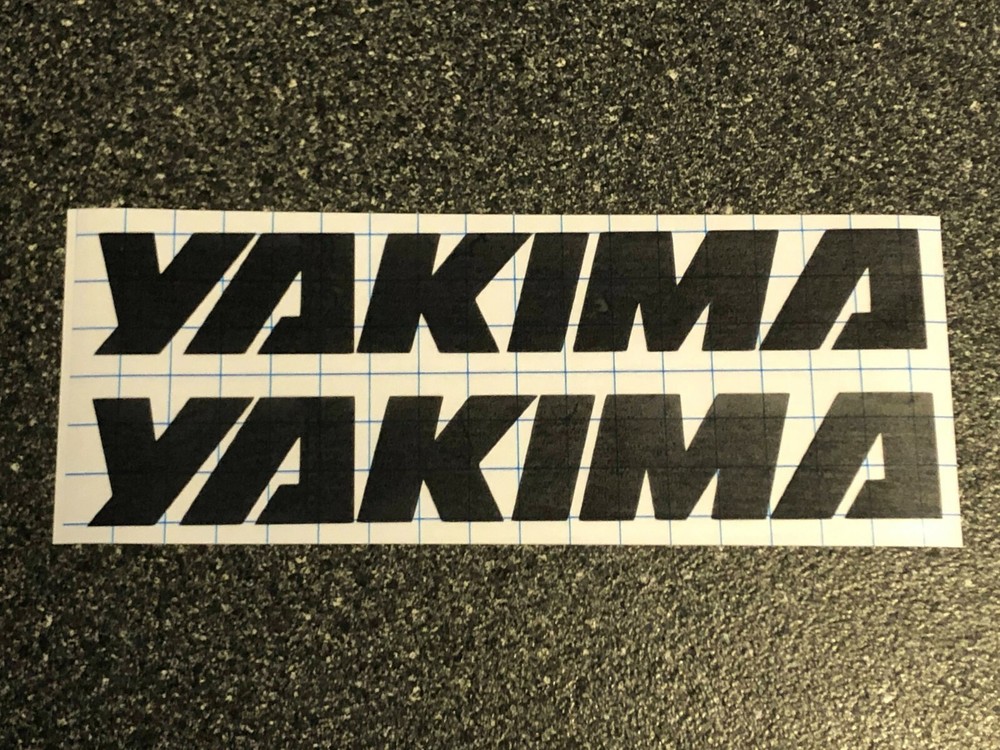 2x Yakima Logo Vinyl Sticker Decal 4″ 6″ 8″ 12″ 16″ 20″ 23″