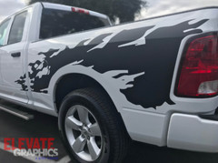Fits Dodge Ram 1500 Side Beast Stripes Graphics Vinyl Decals 3M Stickers 09-18
