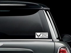 Proud of My Air Force Grandfather Vinyl Window Decal Bumper Sticker US Seller