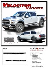 2018 2019 2020 Ford Raptor F-150 Decals VELOCITOR ROCKER Stripes Vinyl Graphics