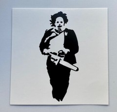 Leatherface Sticker Vinyl Decal Car Texas Chainsaw Massacre Horror 4″ X 4″ (545)