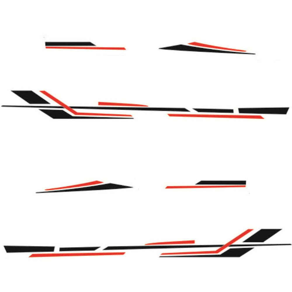 Car Stickers Two Side Stripes Graphics Body Vinyl Decals For Camper RV Trailer