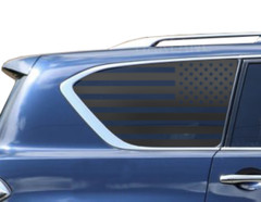 USA Flag Decals fits Nissan Armada – Side window 2017 2018 – Limited – NA1