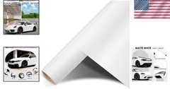 Smooth Finish 1ft x 5ft Car Vinyl Wrap in Matte White – Enhances Car Appearance