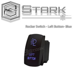 LED Rocker Switch Laser Backlit Etched Dual Light 20A 12V ON / OFF – Design (B)
