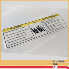 Car BAGs AIR Stickers To The Sun Visor