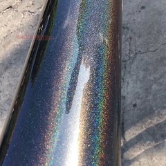 65FT – Full Car SUV Wrap Iridescence Rainbow Pearl Glossy Vinyl Sticker Black US