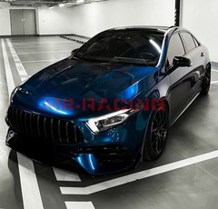 Gloss Metallic Shadow Blue PPF TPU Paint Protection Film Dry Wet Auto Vinyl Wrap