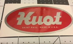 Huot Tool Decals Roll Around Box Red Black Silver Set Of 2